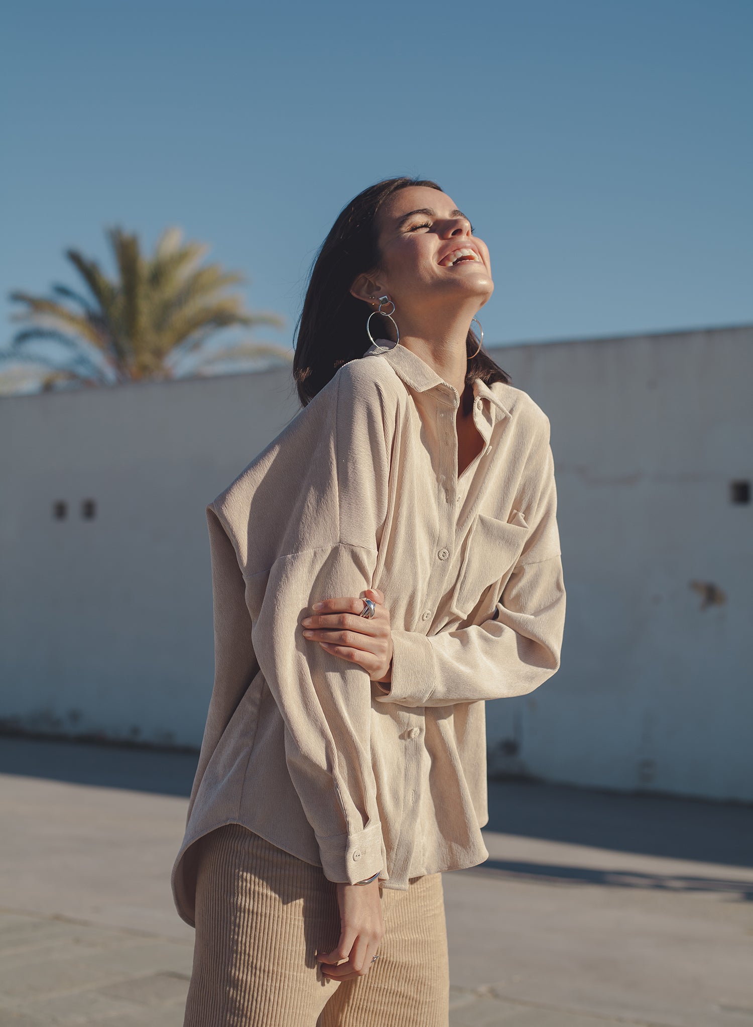 Large silver Rings  with design crossed