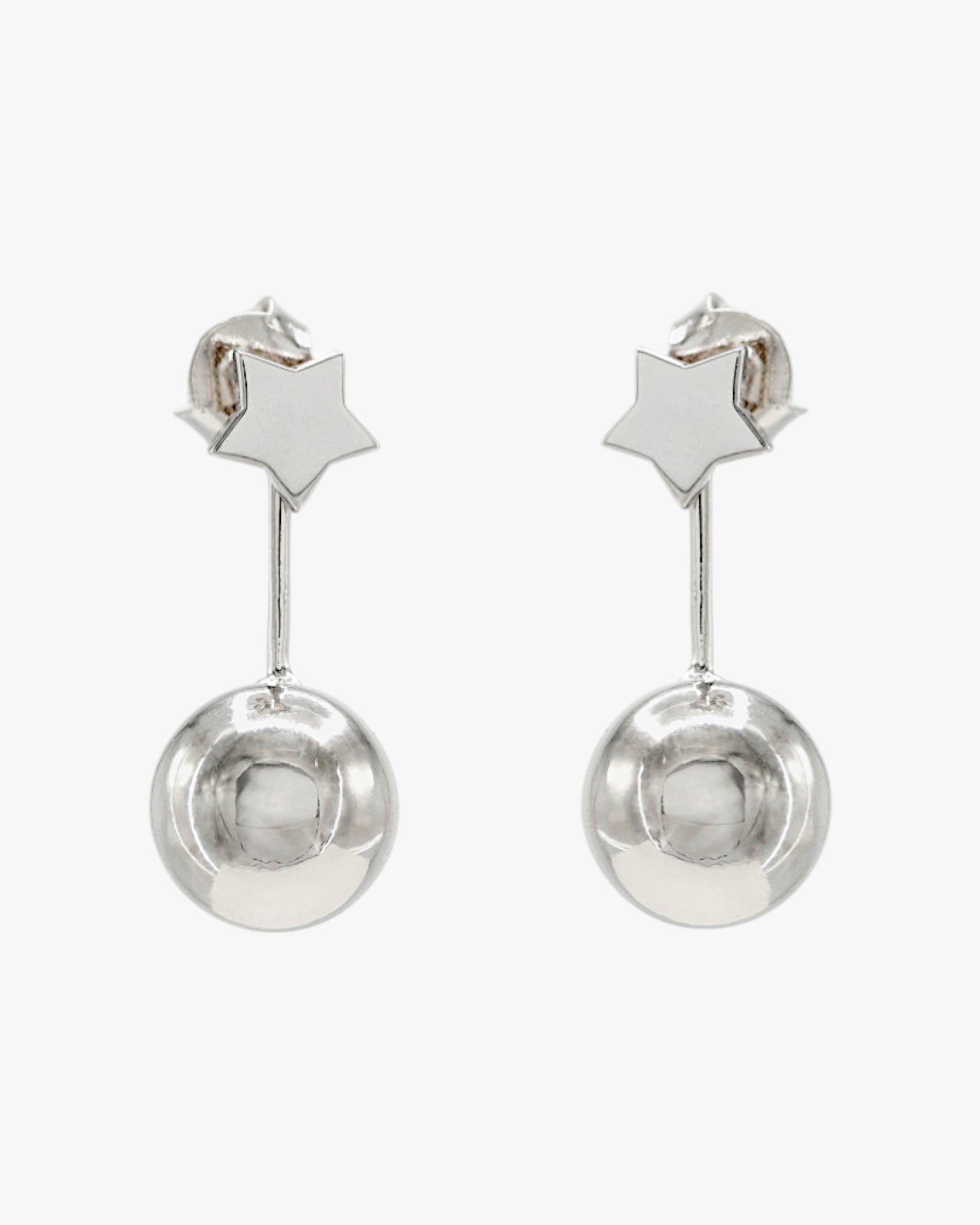 Boucles d'oreilles longues à motif d'étoile