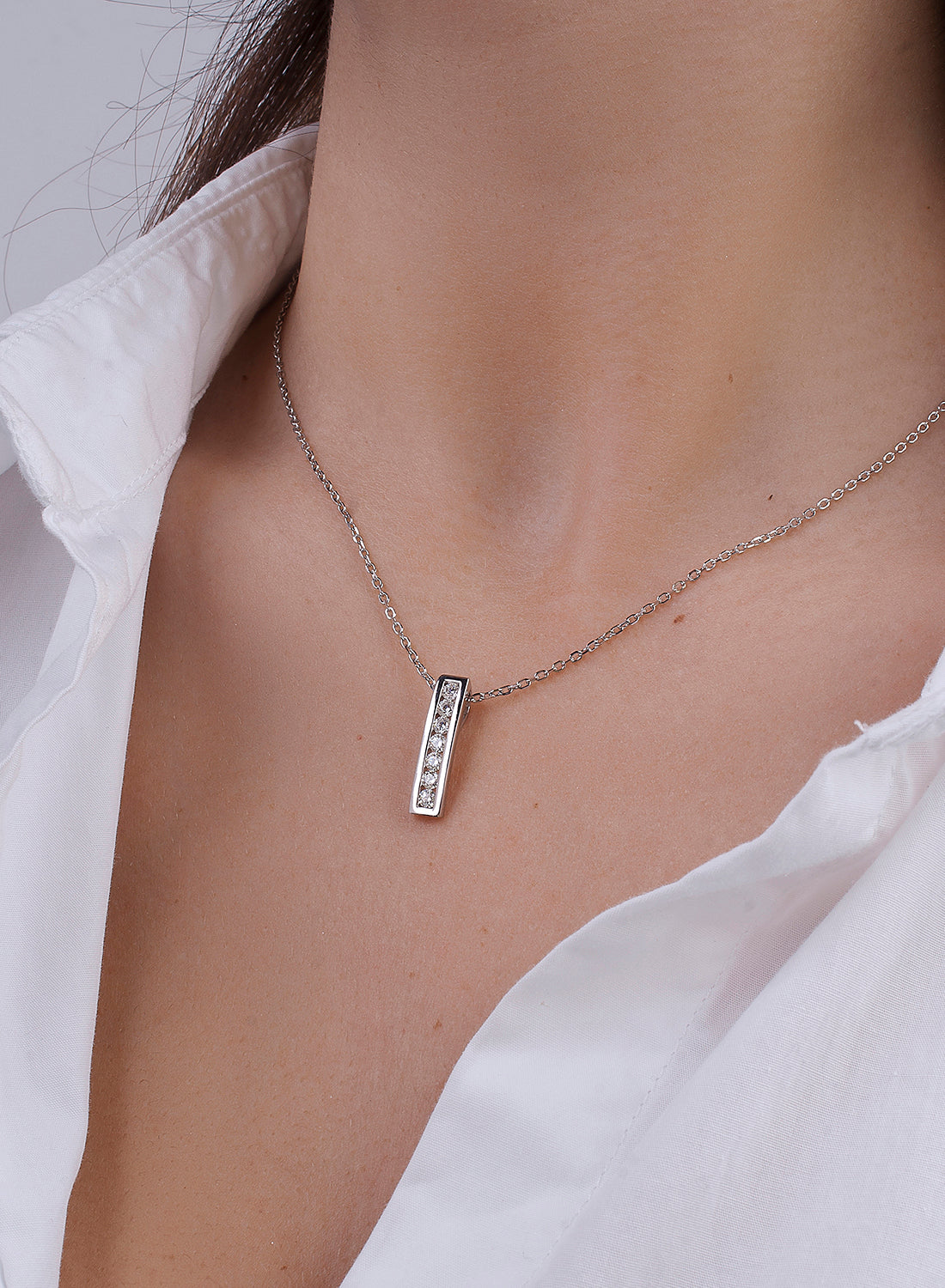 Small pendants, shiny rectangular design