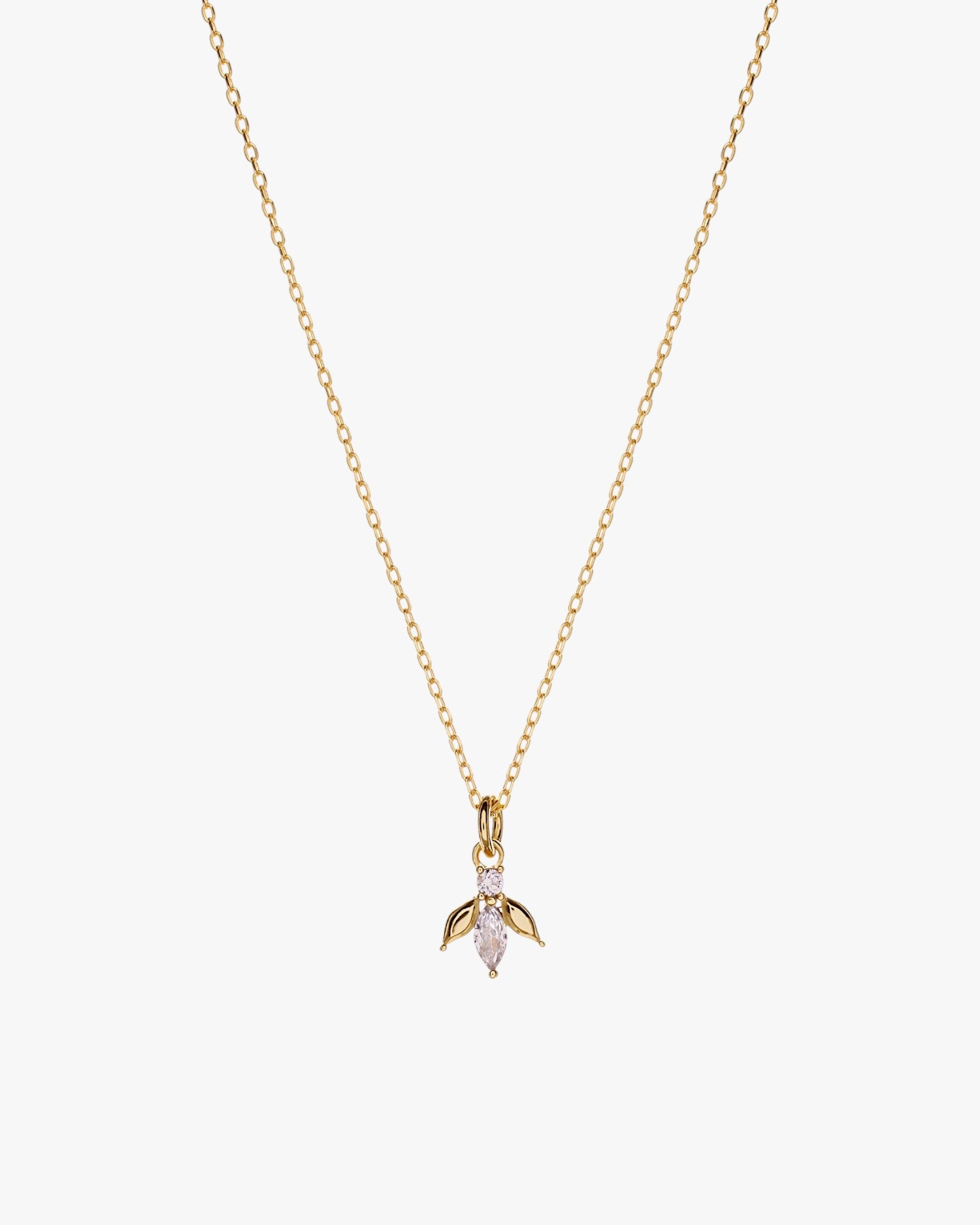 Petits pendentifs en argent plaqué or en forme de mouche