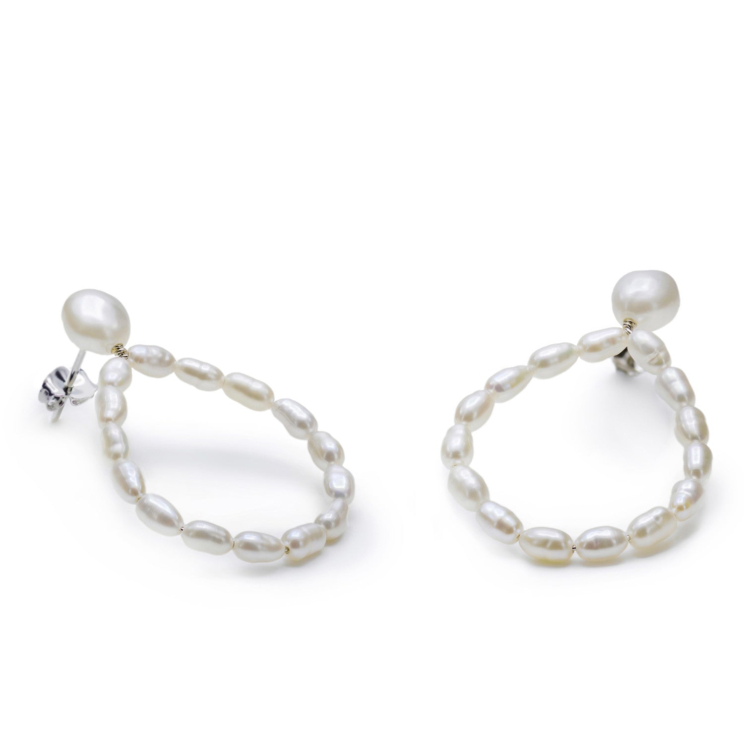 Boucles d'oreilles en perles  en de ,style créole