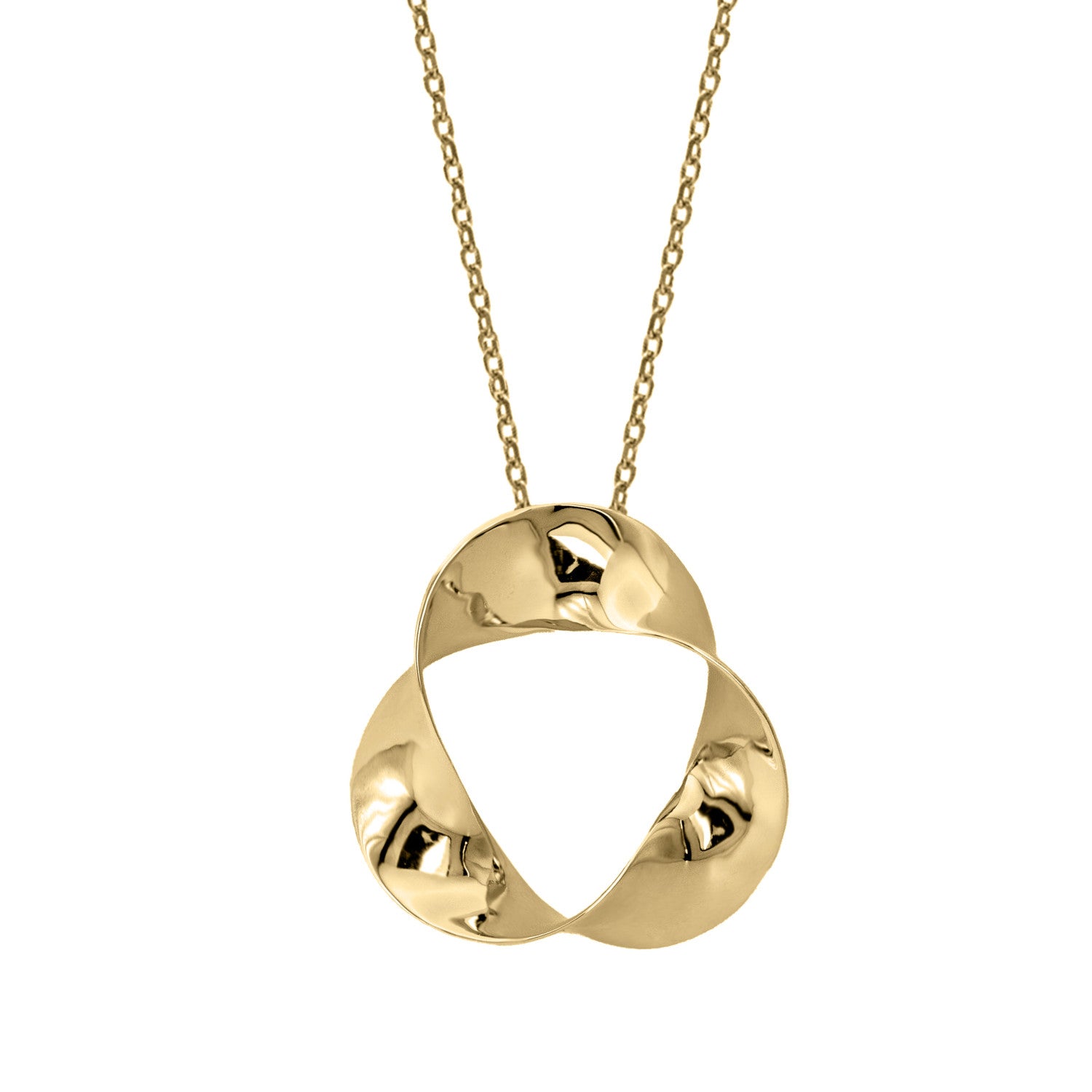 Collares plata bañado en oro originales con diseño irregular