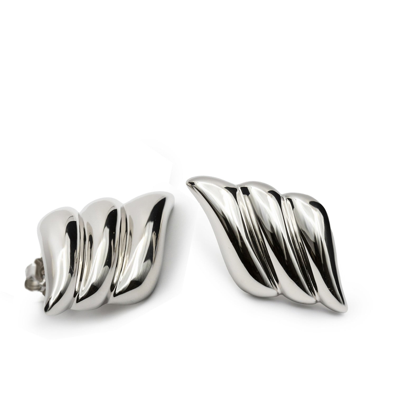 Pendientes originales de plata diseño con motivo alado