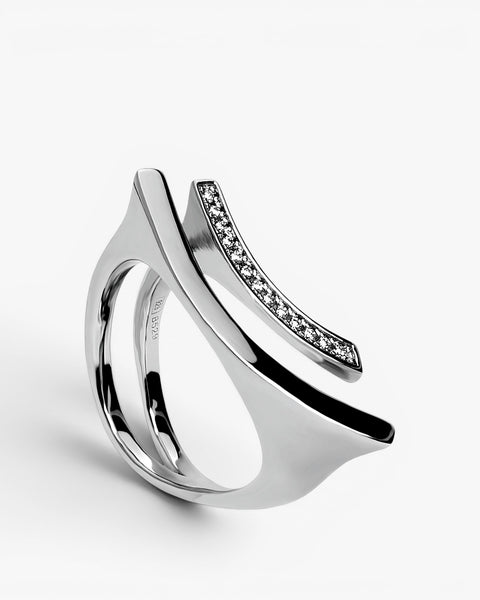 Anillos de diseño de plata estilo minimalista
