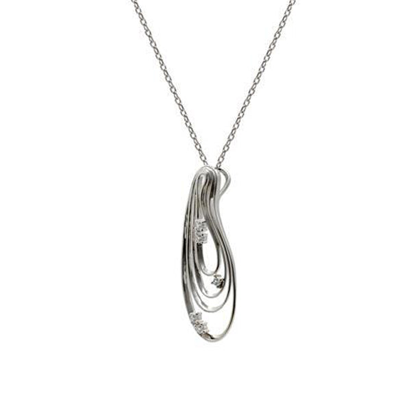 necklace silver necklace with design organic