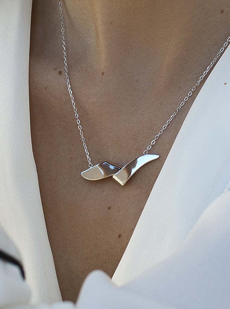 Collares plata originales diseño natural y minimalista