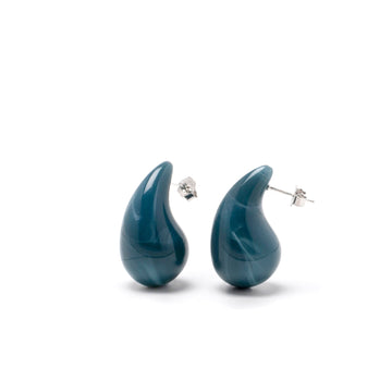 Boucles d'oreilles originales en forme de goutte, couleur amazonite