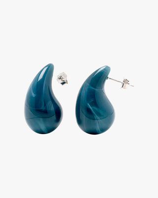 Pendientes originales diseño gota tono amazonita
