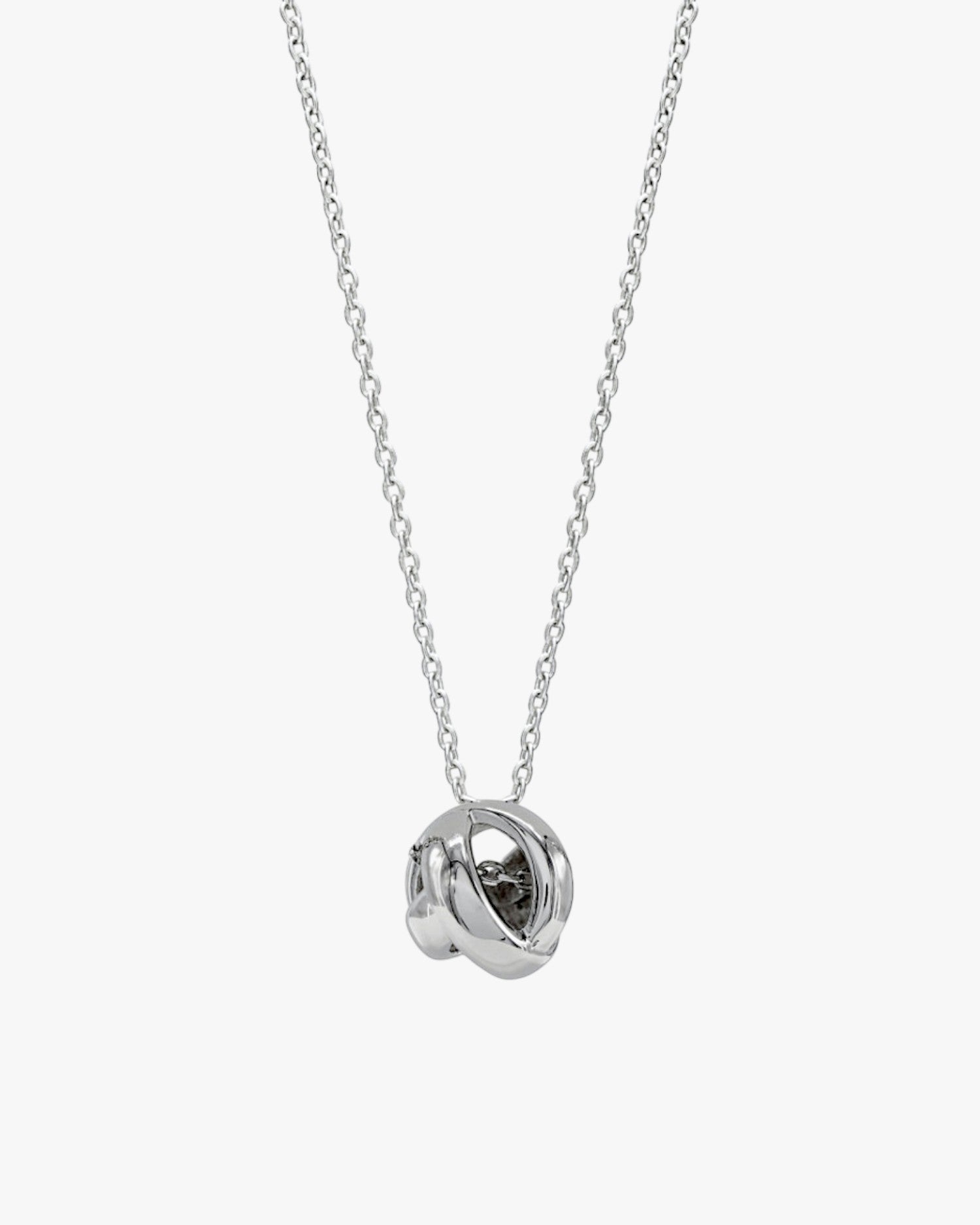 Collar pequeño forma lazo con circonitas