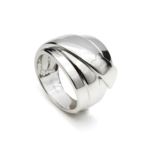 Rings wide silver design wraparound