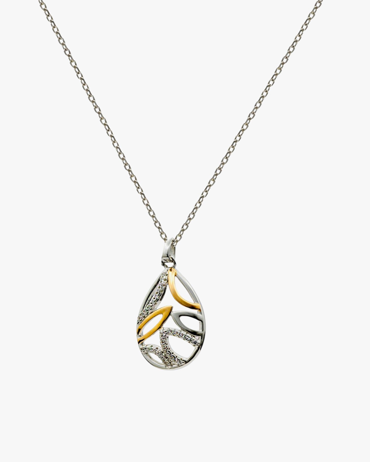 Petits colliers bicolores avec zircon cubique
