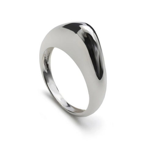 Anillo de plata original diseño punta | estilo moderno y elegante