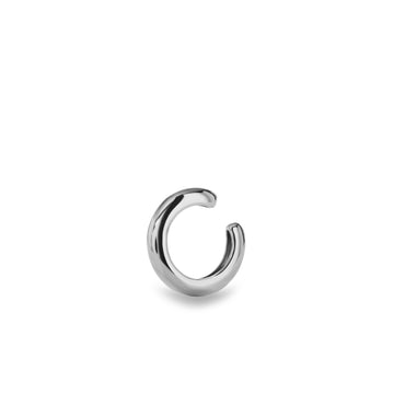 Pendiente earcuff de plata diseño minimalista medida extragrande