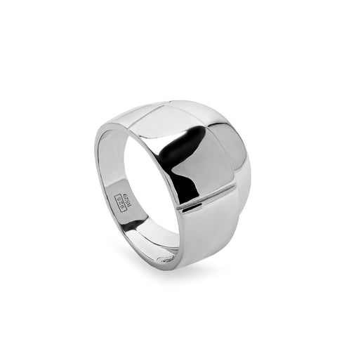 Rings wide design from double circle with opening