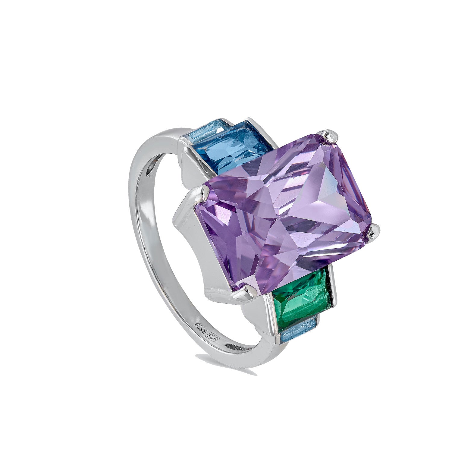 Bagues avec LINEARGENTtonalité LINEARGENT