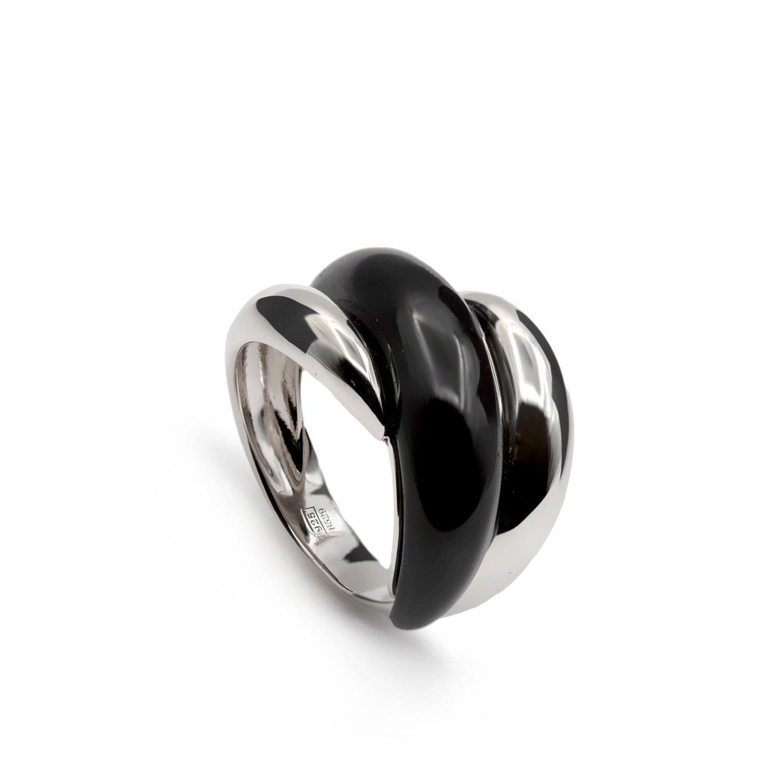 Bagues avec pierres design avant-garde LINEARGENT