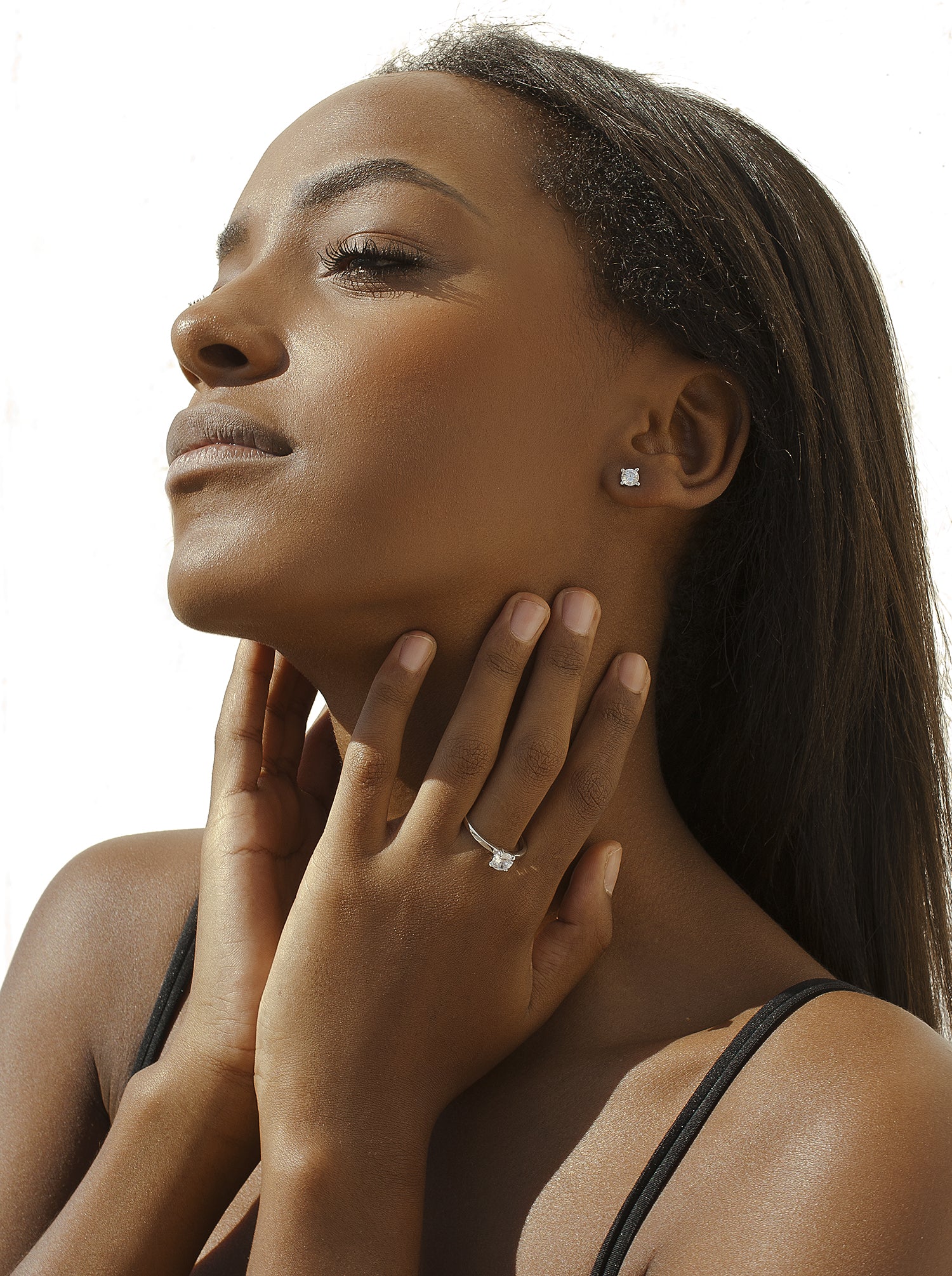 Silver engagement Rings design very fine