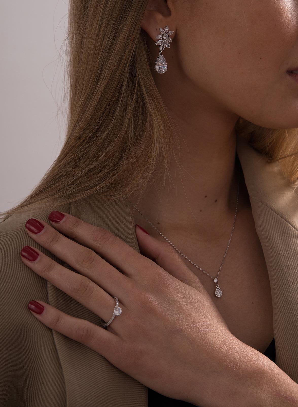 de engagement design de quartz adamantine LINEARGENT