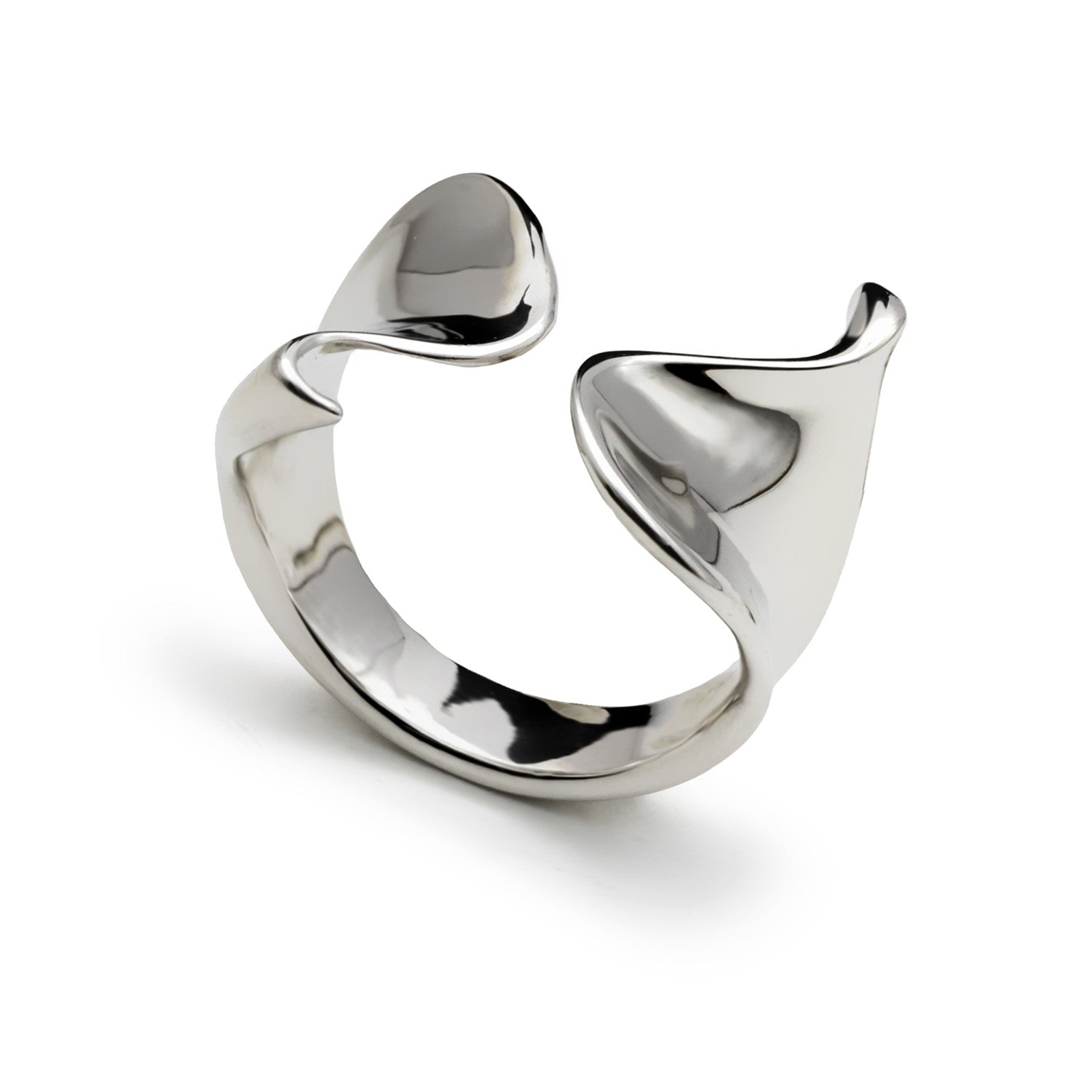 Anillos de diseño irregular y ajustable-LINEARGENT