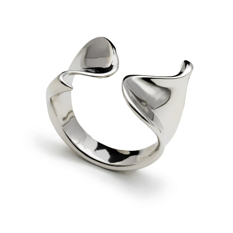 Anillos de diseño irregular y ajustable-LINEARGENT