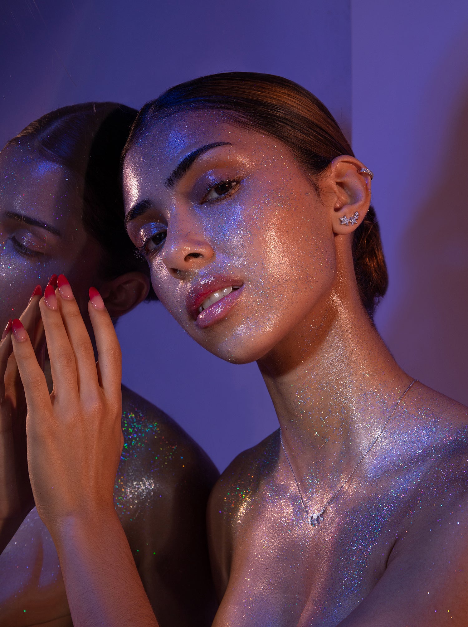 pendentif Constellation SAGITTARIUS de argent avec perle de  naturel