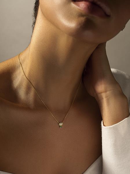 Pendants small silver design opal and aventurine