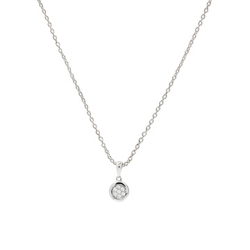 Colgantes pequeños diseño brillante redondo