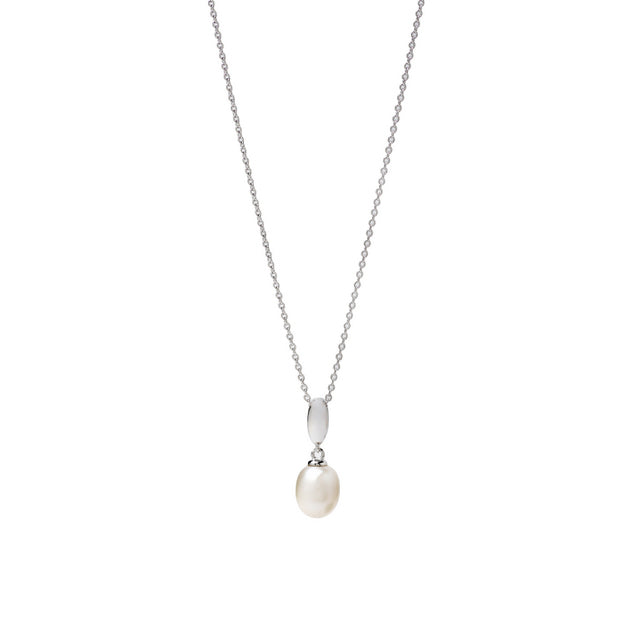 Collar con perla diseño clásico y sofisticado-LINEARGENT