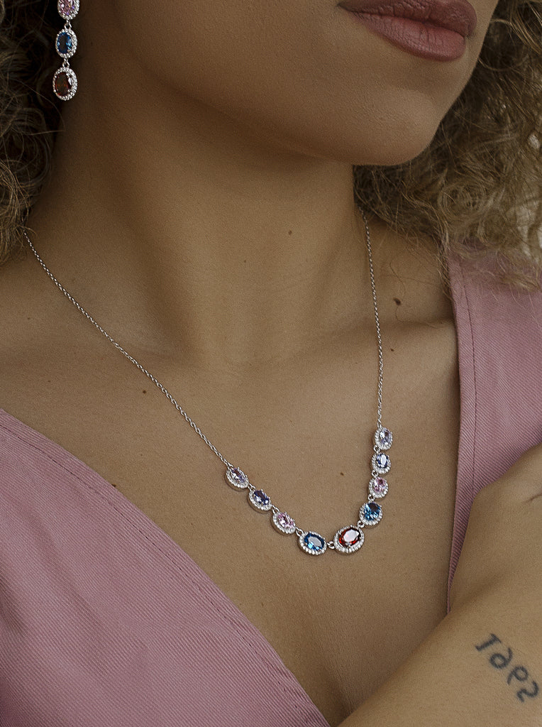 collier avec LINEARGENTtonalités LINEARGENT