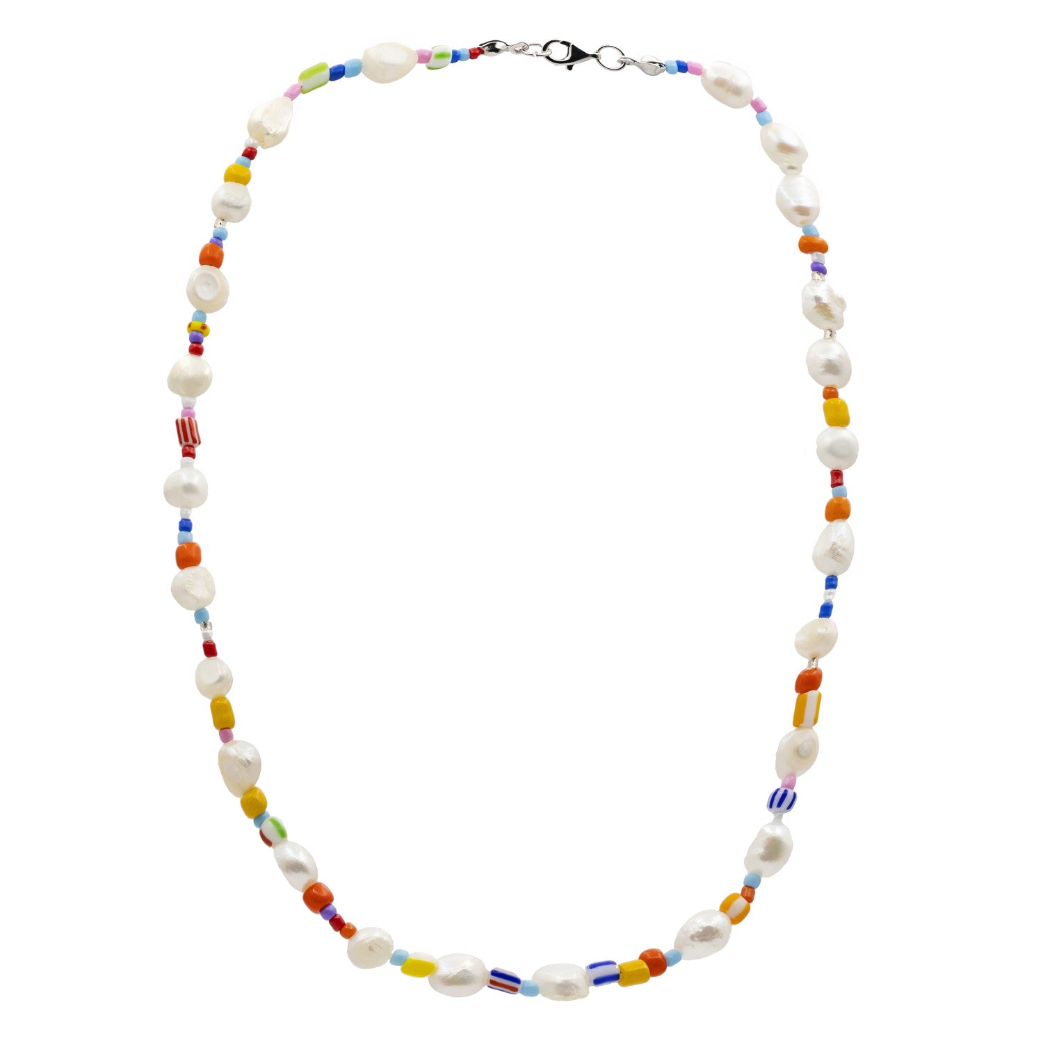 necklaces short with pearls natural design LINEARGENT