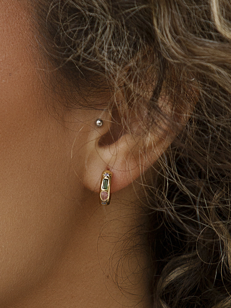 créole argent plaqués avec LINEARGENT