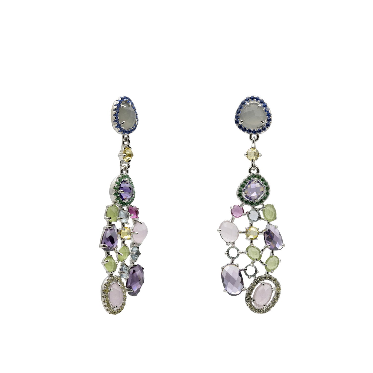 Boucles d'oreilles de LINEARGENTtonalités LINEARGENT