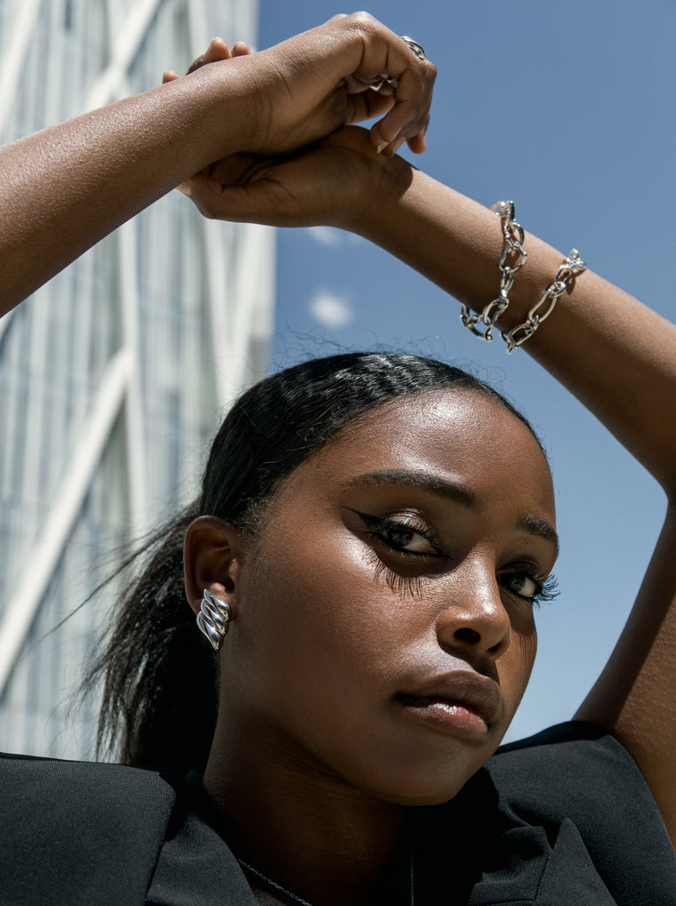 Pendientes originales de plata diseño con motivo alado