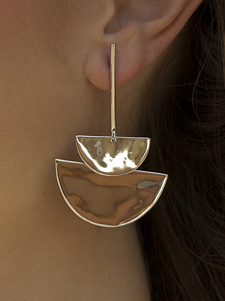 earrings original design from double LINEARGENT