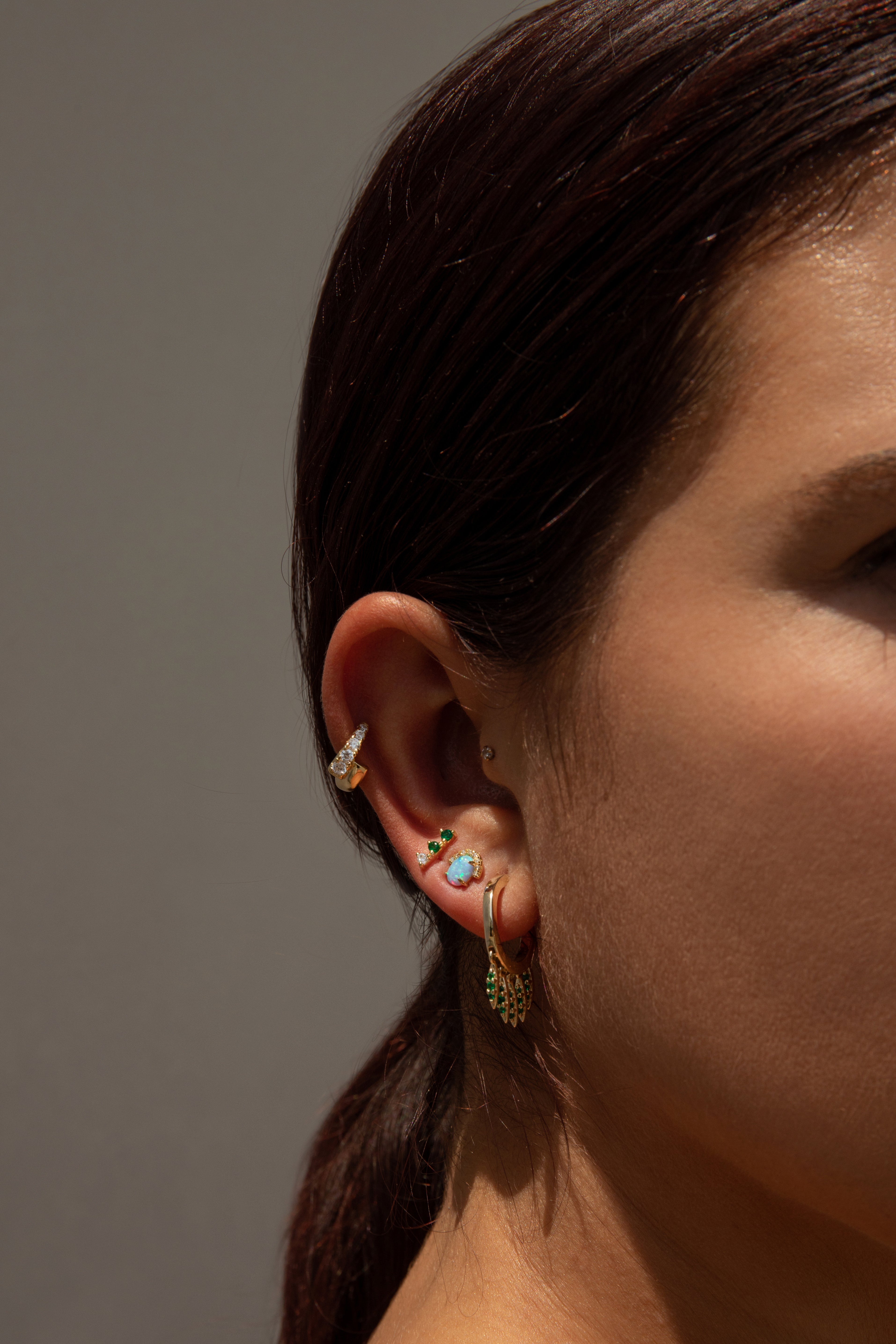 Silver piercings boho pack