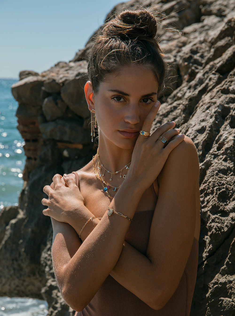 bracelets avec pendentifs argent design de