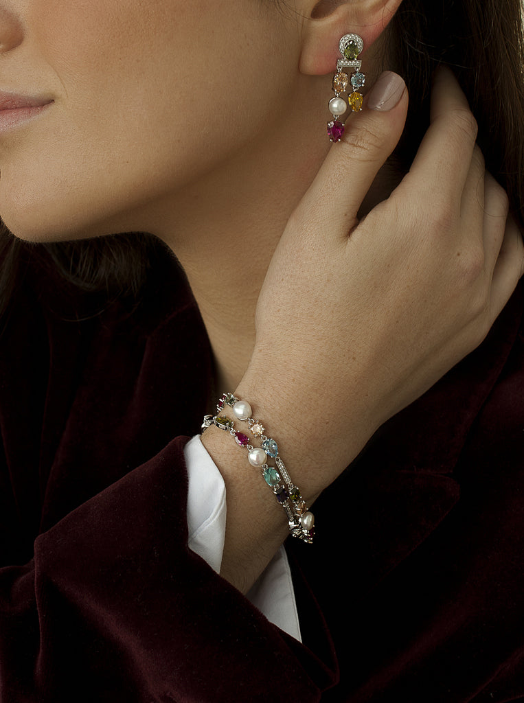 bracelets avec pierres design elegante et LINEARGENT