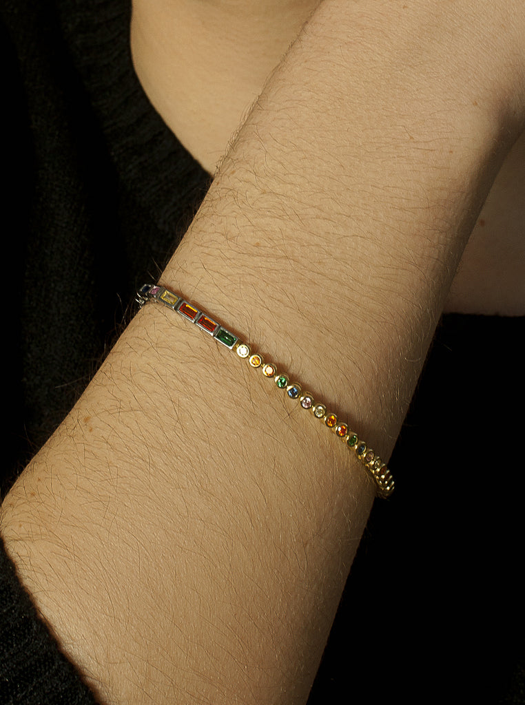 bracelets avec LINEARGENTbicolore argent LINEARGENT