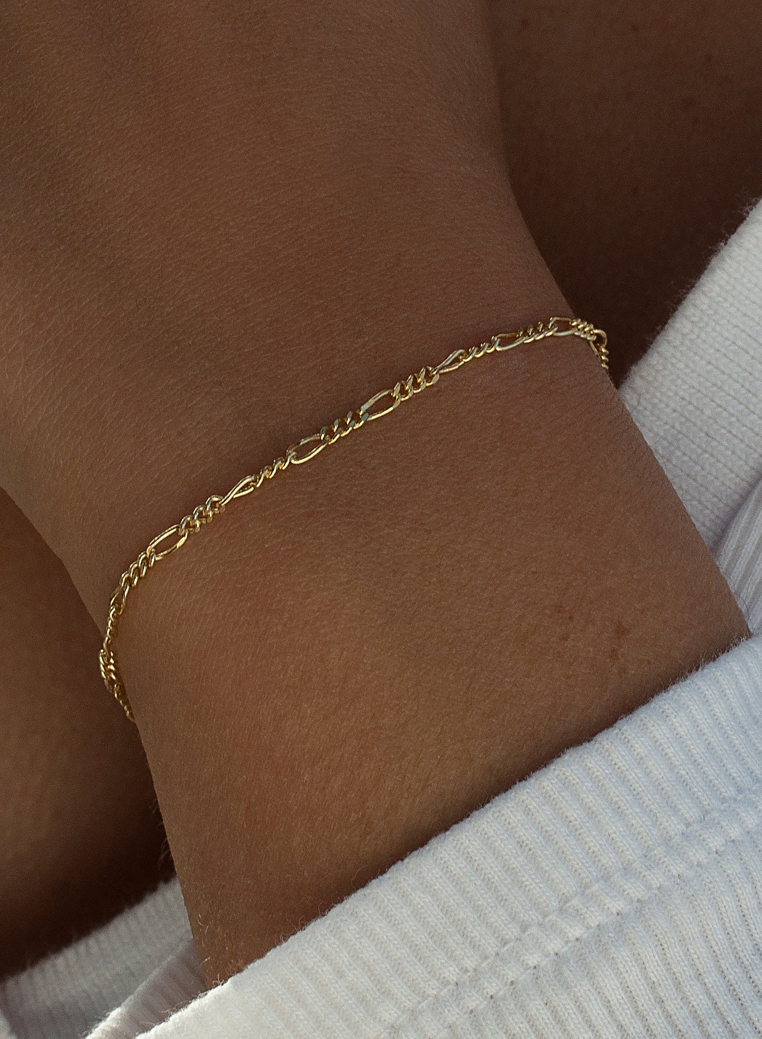 Pulseras finas de plata diseño cadena muy fina-LINEARGENT