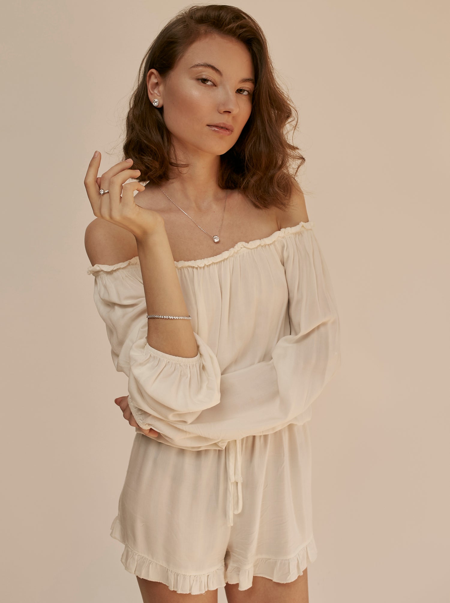 bracelets riviere avec chatones de zircons LINEARGENT