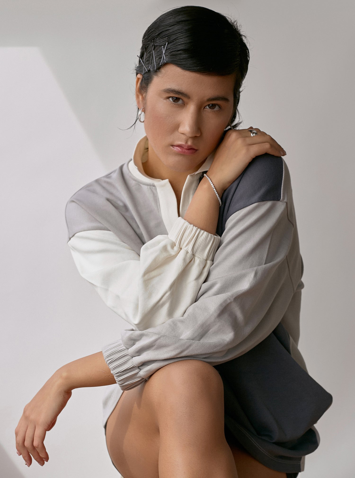 bracelets riviere avec chatones de zircons LINEARGENT