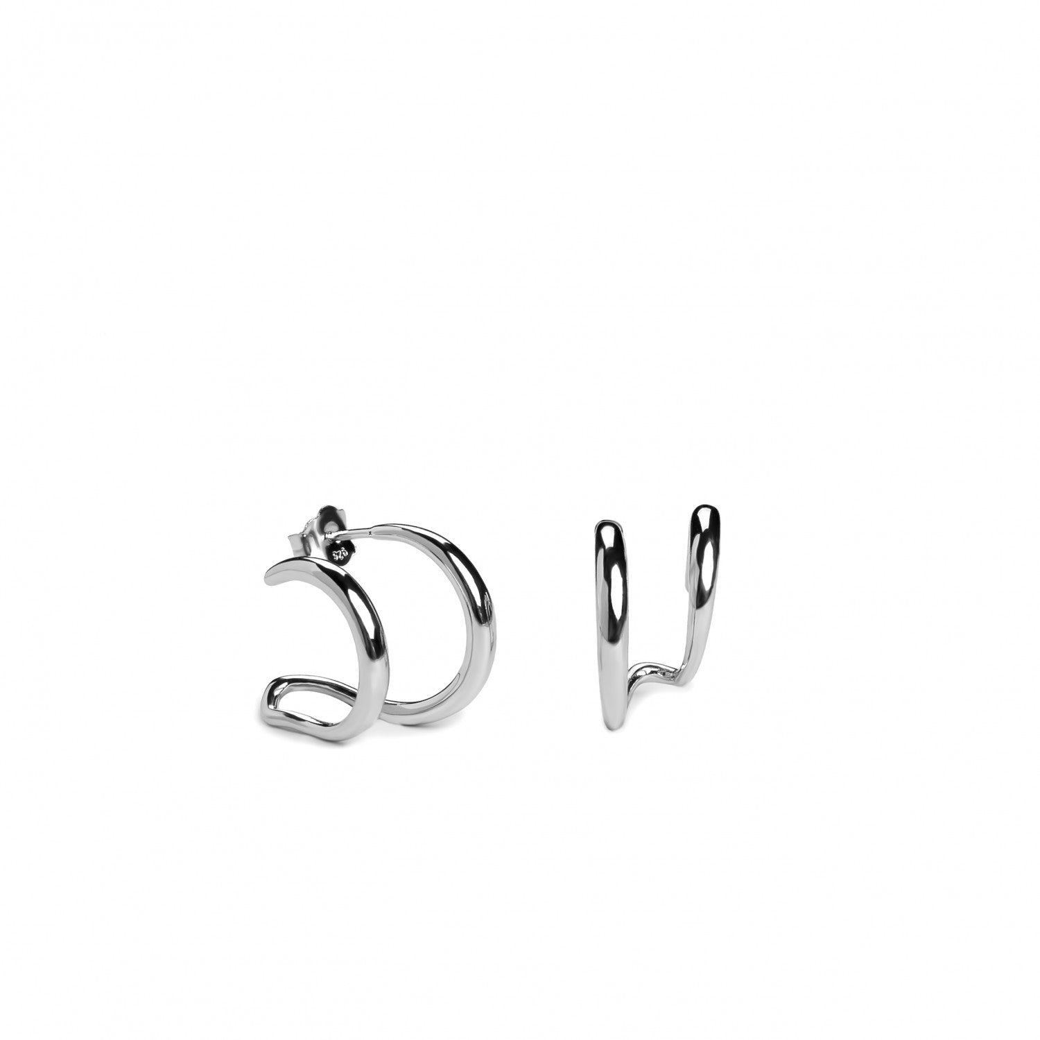 Original earrings double hoop design double hoop antitrago support