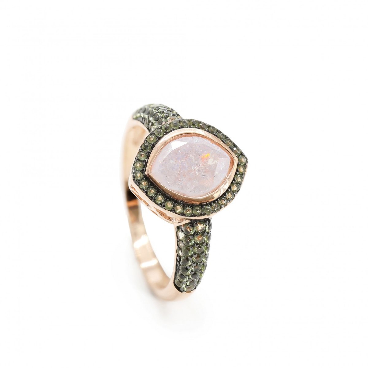 Anillos con piedras en talla marquesa con circonitas-LINEARGENT