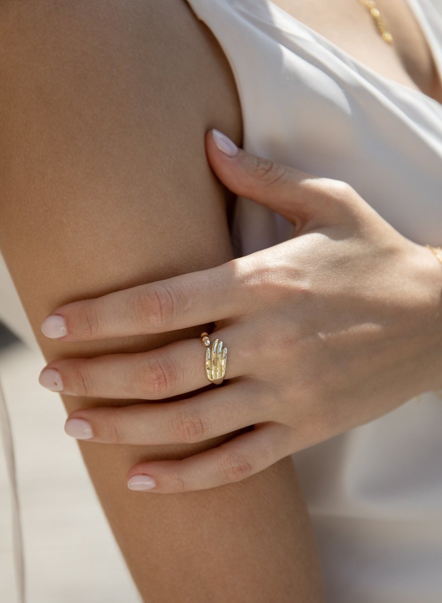 Anneaux de design en LINEARGENT plaqué LINEARGENT