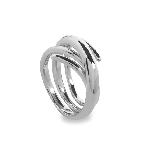 Anillos de diseño entrelazado formado por varios carriles-LINEARGENT