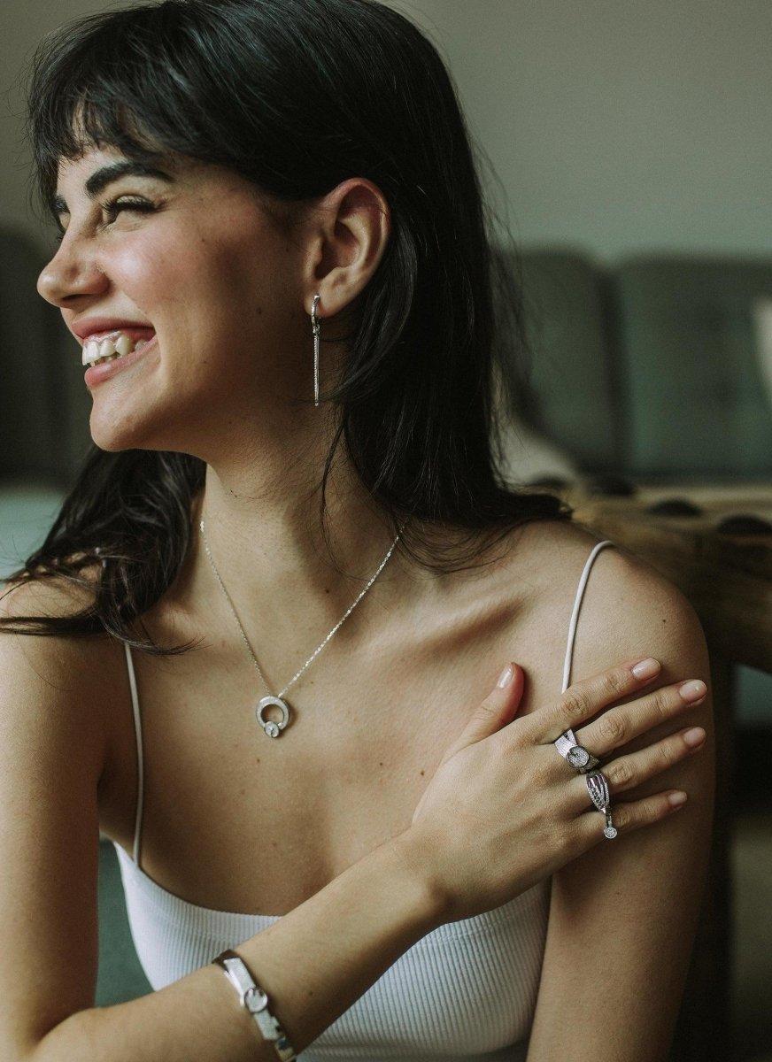 pendentif brillante design de LINEARGENT