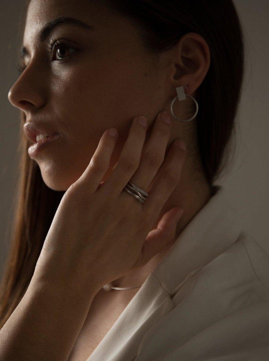 pendentif perles en argent design LINEARGENT