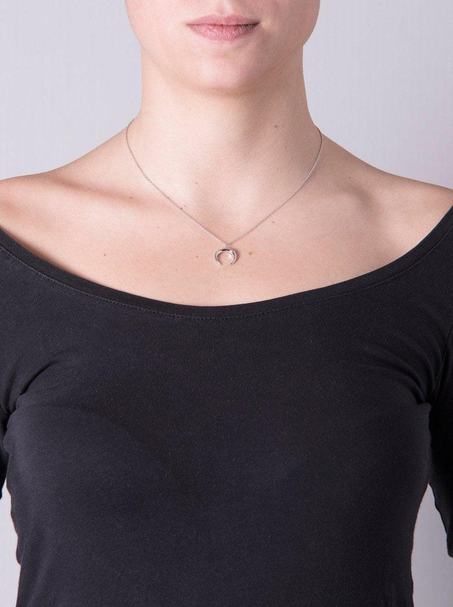 petits pendentifs design LINEARGENTargent lisse