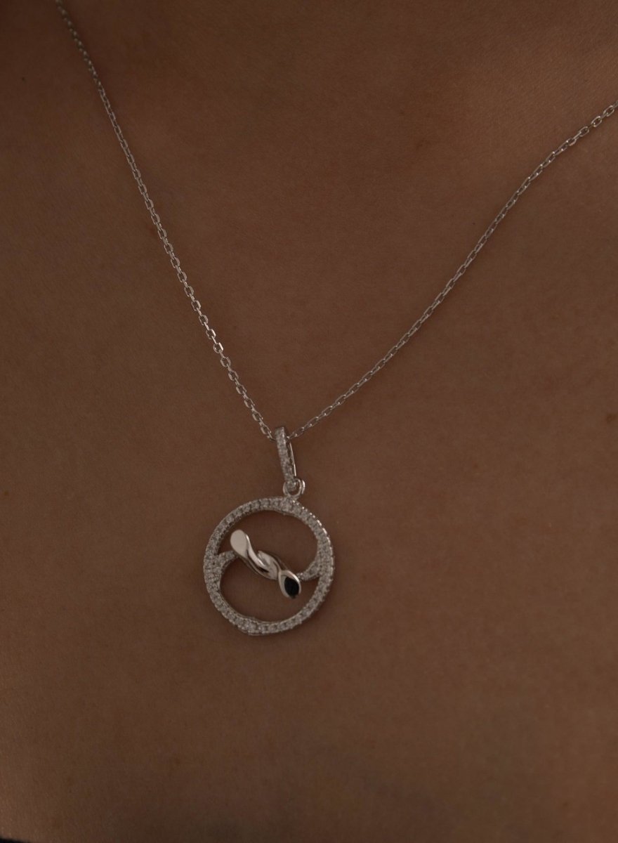 pendentifs argent originaux motif circulaire avec LINEARGENT