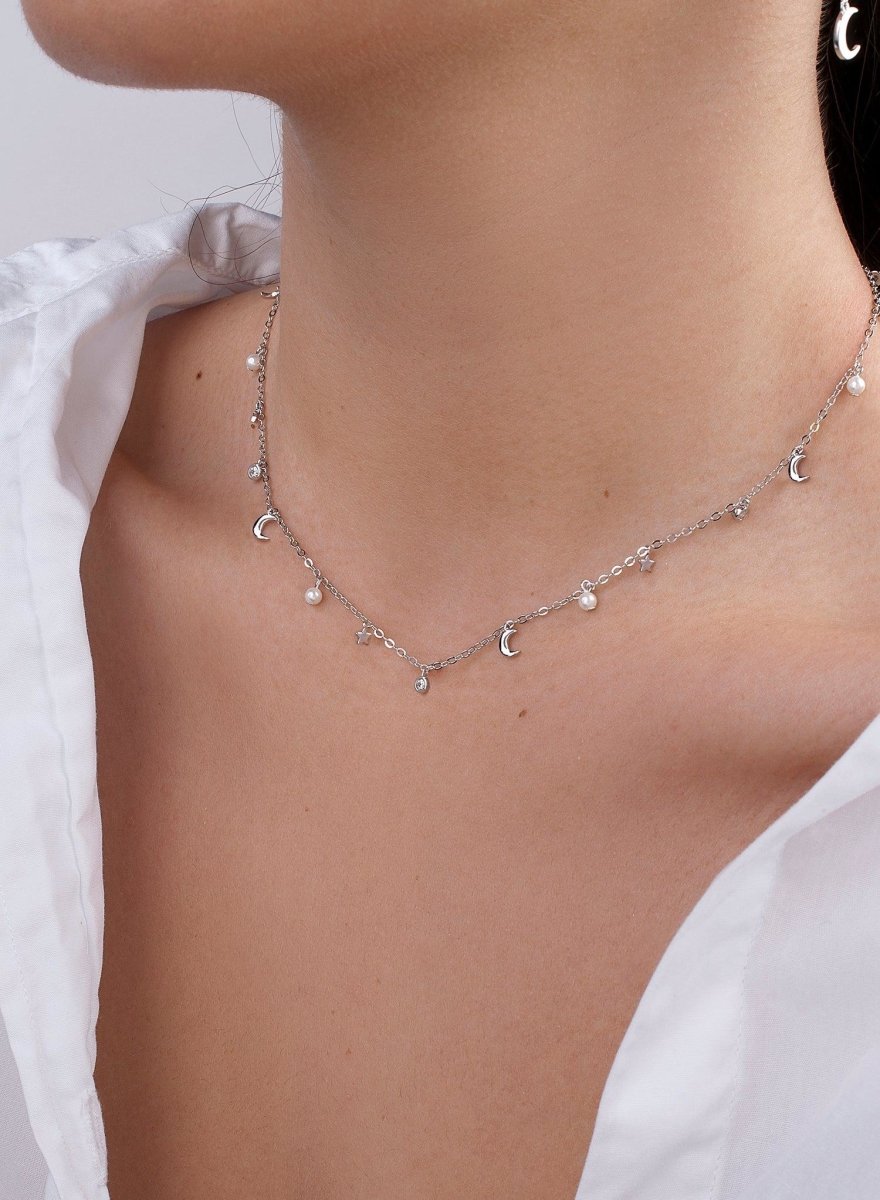 colliers pendentifs avec  argent design assortis